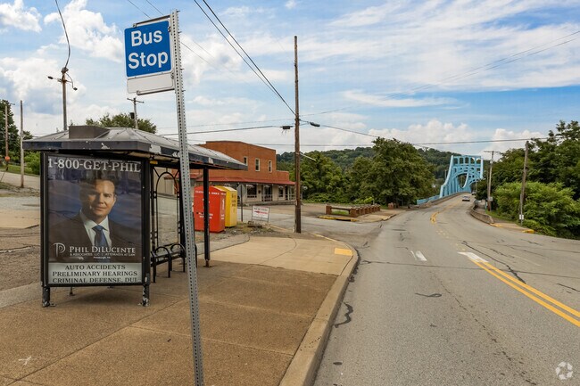 Greenock residents can cross the Boston bridge to Versailles and get on the PRT bus route.