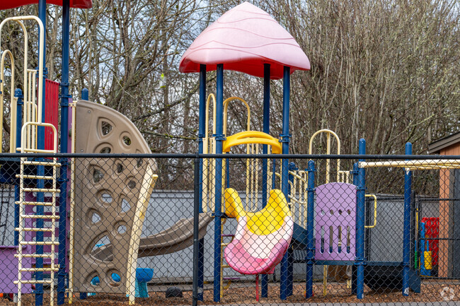 Play structure of Tree Hill Learning Center.