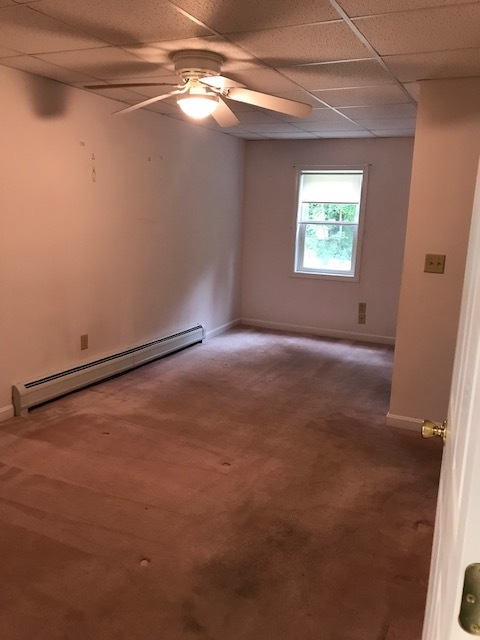 bedroom with walk-in closet