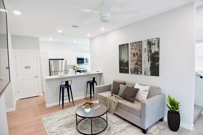 1x1 Townhome Living Room