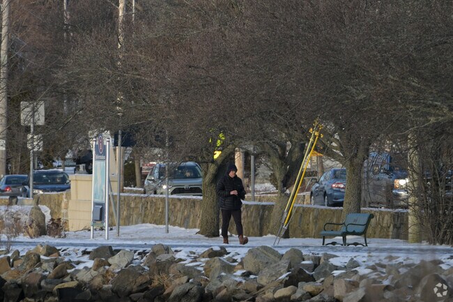 The East Bay Bike Path passes through Bristol Highlands and is always in use.