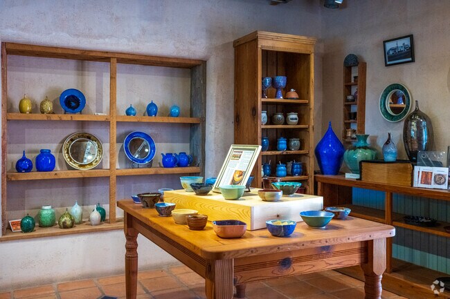 The Tome Art Gallery features the hand crafted works of 50 local artist.