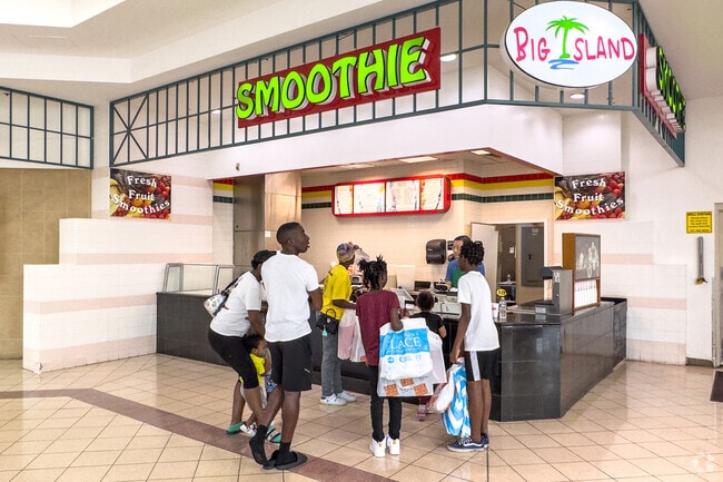 A family enjoying smoothies in the Western Branch North neighborhood of Chesapeake, Virginia.