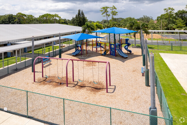 Pinecrest Elementary School in Lehigh Acres encourages students to get outside & play at recess.