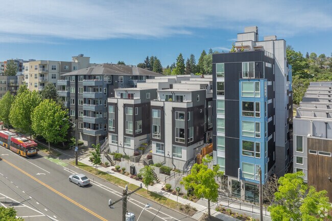 Many North Delridge residents live in newly built condos overlooking the neighborhood.