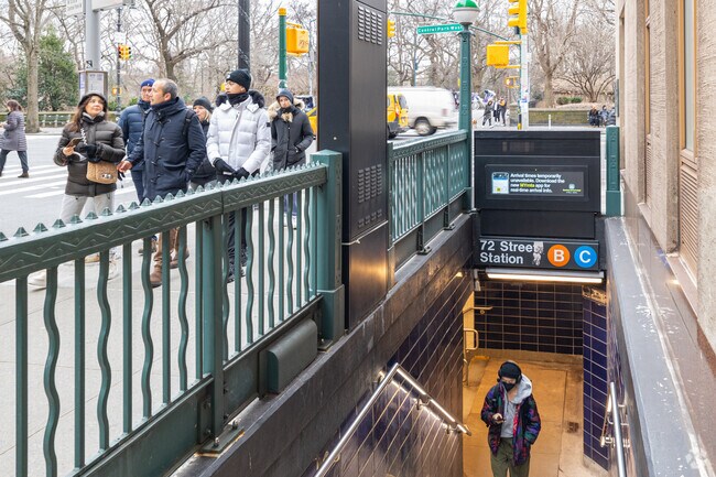 Access to the B and C local trains are easy in the Upper West Side.