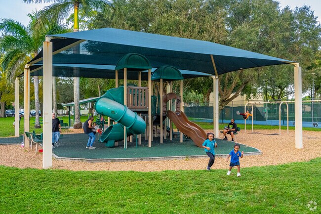 Children have endless fun at River Run Park, located near Miramar Town Center.