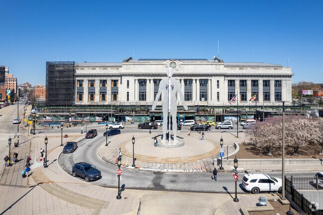 Baltimore's Penn Station is located in the Station North neighborhood.