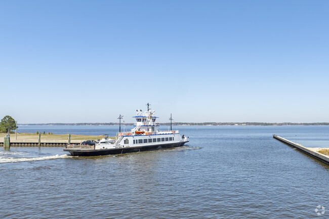 Havelock residents can utilize the ferry for commutes to cut time crossing the Neuse River.