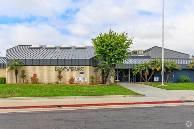 Masuda Middle School in Fountain Valley serves students 6th to 8th grades.