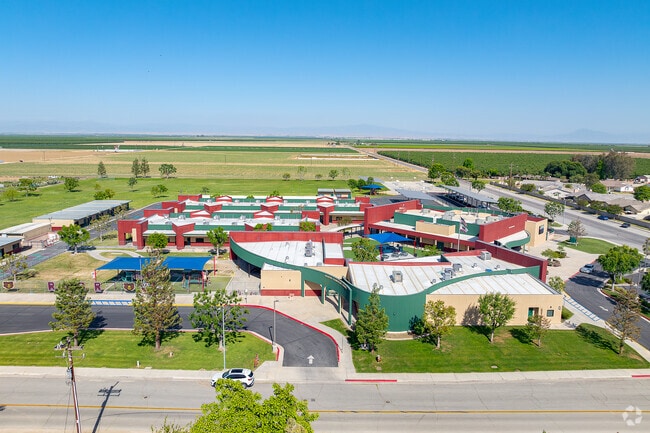 Sequoia Elementary offers a sprawling campus when viewed from above.