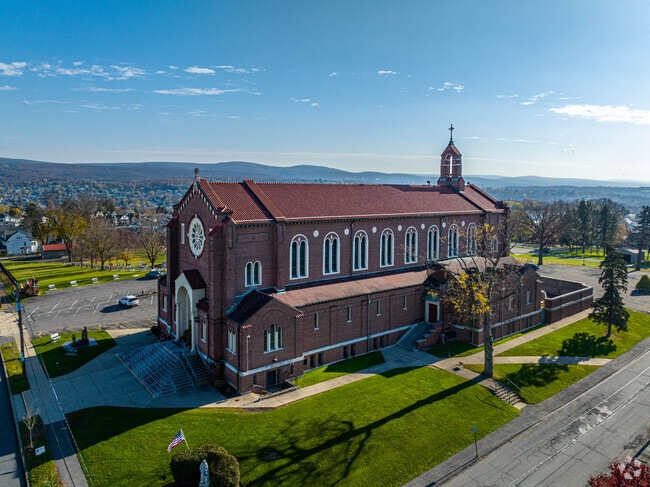 Saint Ann’s Monastery offers scenic views and Mass services in Hyde Park.