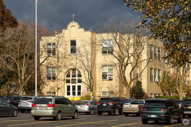 Main entrance to Seton Catholic School.