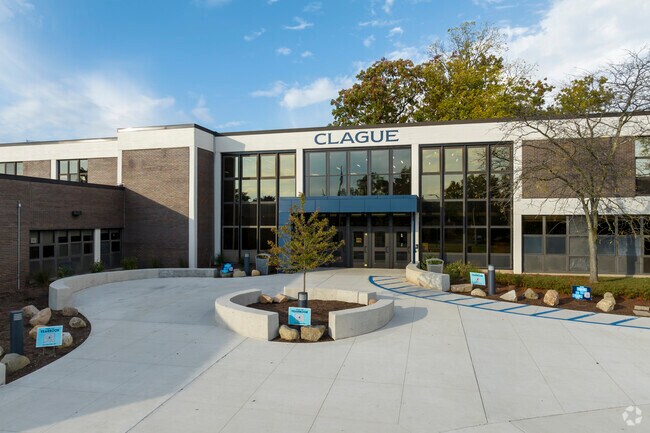 Clague Middle School earned an 