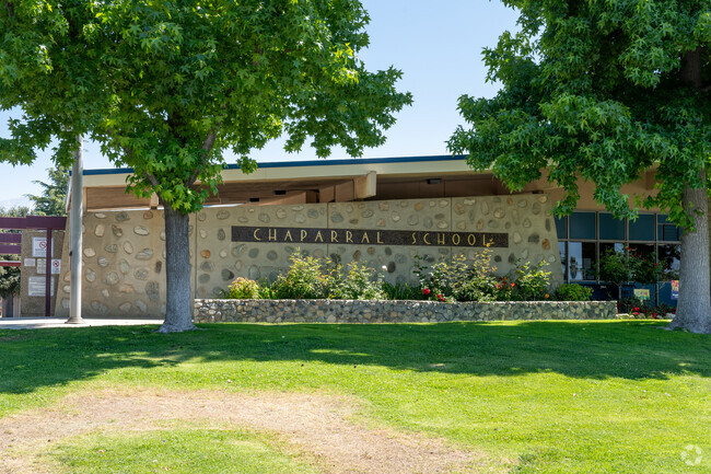 Front of Chaparral Elementary School in Claremont.