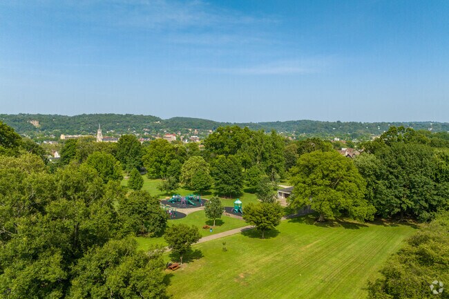 Westinghouse Park has plenty of open green space and a playground for kids to enjoy.
