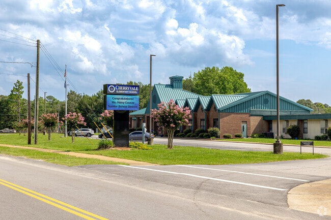 The students at Cherryvale Elementary School receive support from both parents and teachers.
