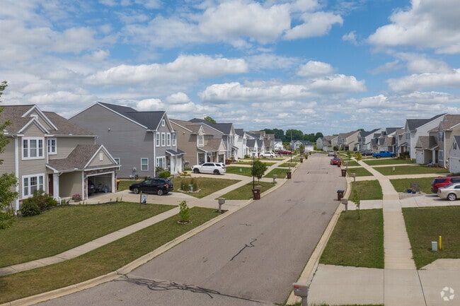 New-traditional style neighborhoods are becoming more common in the rural areas.