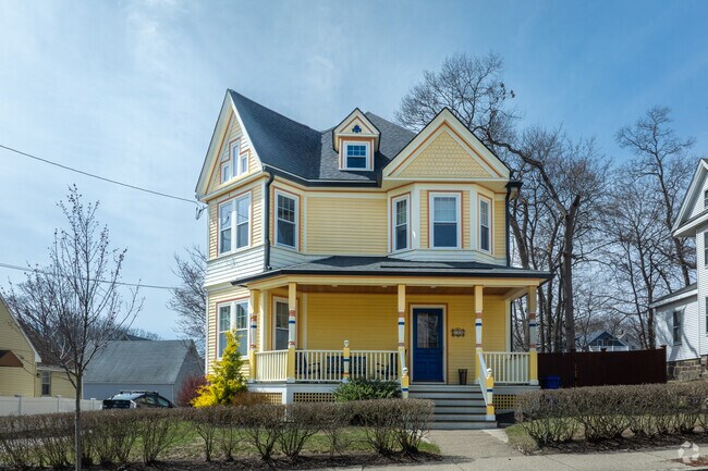 Colorful Victorian homes will catch your eye as you walk around the Upper Highlands neighborhood.