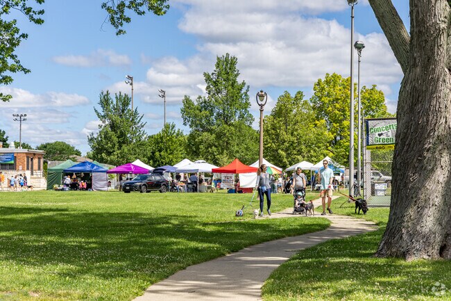 The Enderis Park Farmer's Market happens every Sunday in the summer in Enderis Park.