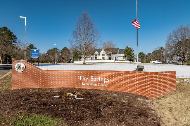 Visit The Springs Recreaton Center to enjoy the green spaces.