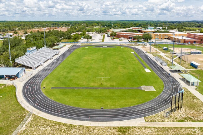 Nature Coast Technical in Spring Hill, has a state of the art track and field stadium in Spring