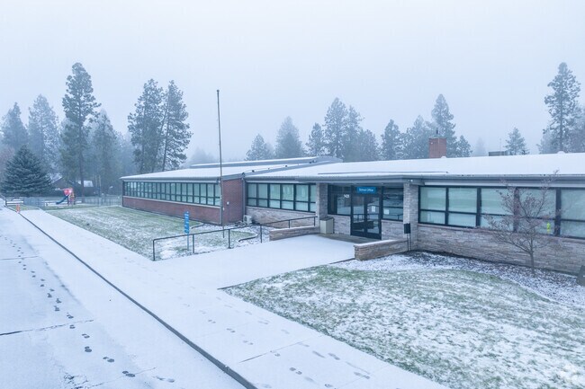 All Saints school features a smaller campus.