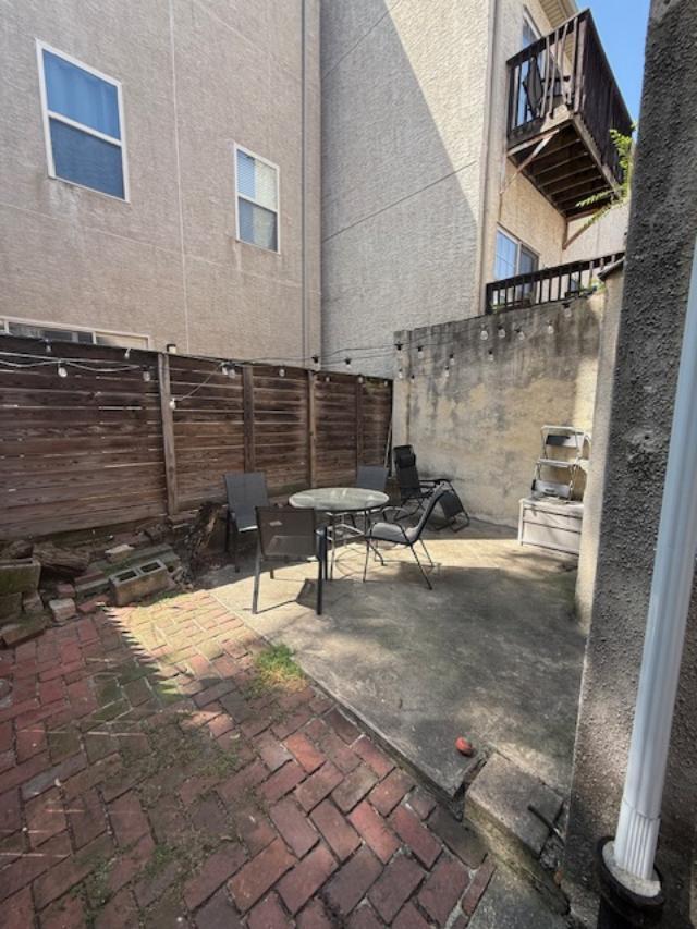 private patio