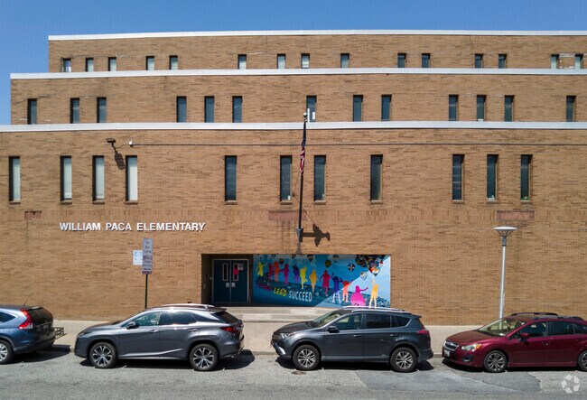 William Paca Elementary School serves Patterson Place students from Pre-K through the 5th grade.