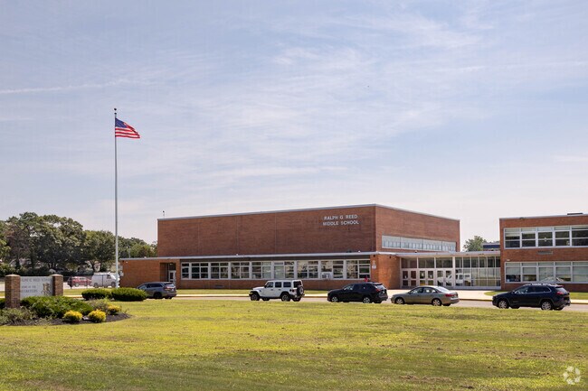 The Ralph G Reed Middle School is in the heart of the neighborhood to make commuting easy.