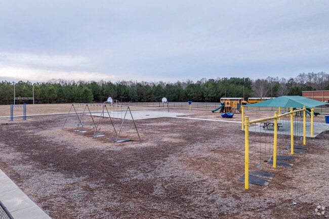 Several new playground structures can be found at South Jackson Elementary School.