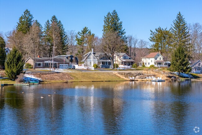Cassadaga near Stockton has many lakeside homes.