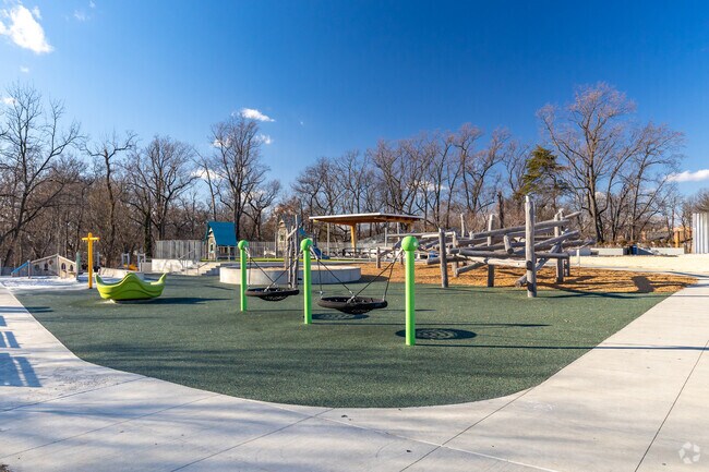 Kids love the playground at Lubber Run Park.