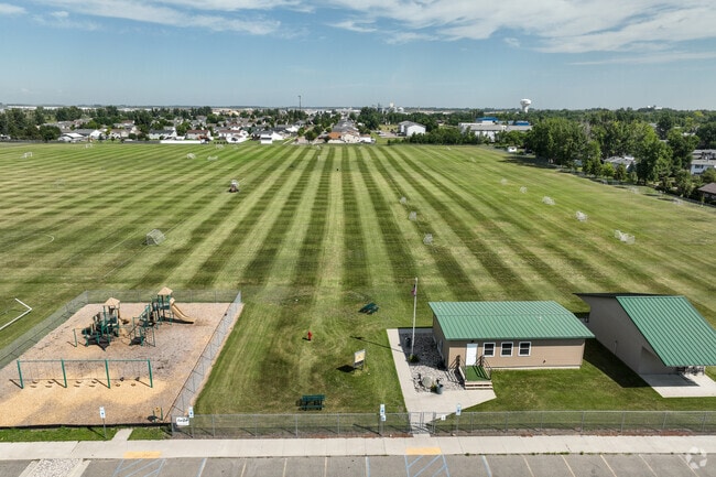 The West Fargo Soccer Complex is host to multiple soccer fields.