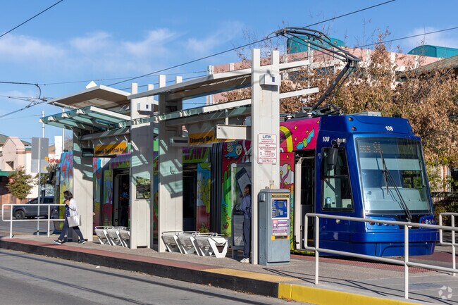 The Sun Link Street Car takes riders from Downtown Tucson to the UArizona Campus.
