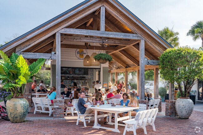 Peddlers Pub is a Seacrest favorite offering happy hour specials.