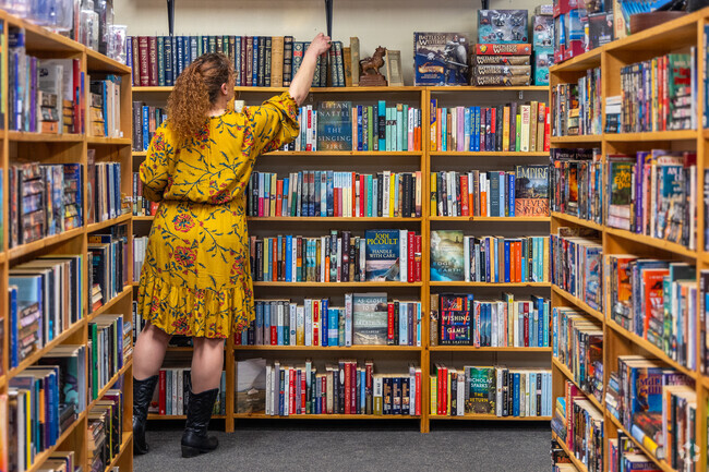 Check out the plethora of books available at Getchell's very own Wit's End Bookstore.