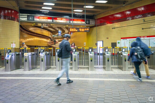 Taking the red line is easy from Harvard Square.