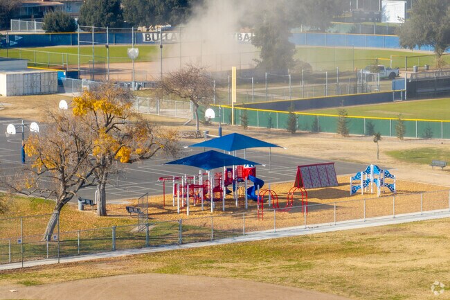 They playground at Gibson Elementary School in Fresno.