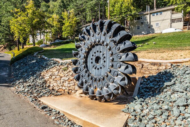 This huge piece of metal used to be a part of the Tiger Creek power plant.