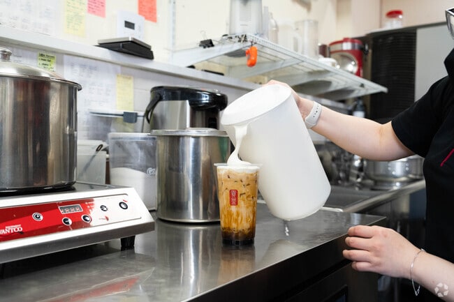 Residents enjoy Gong Cha for delicious Bubble Tea flavors in Bowdoin North-Mount Bowdoin.