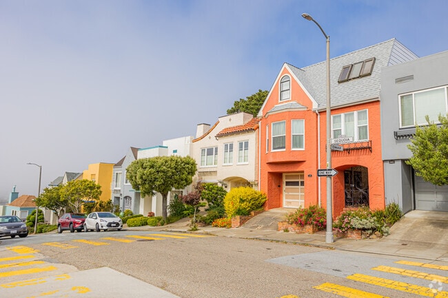 The homes atop Miraloma Park are attached with fantastic views.