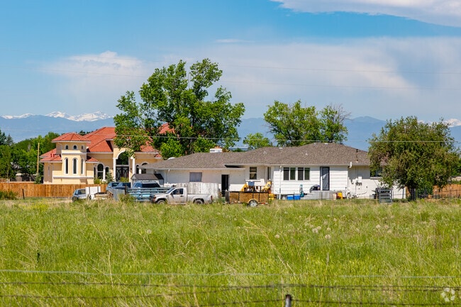 Ranch homes sit next to custom built Spanish style homes in Kirkegaard Acres.