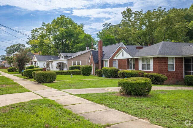 Many neighborhoods in South Liberty feature brick ranch homes.