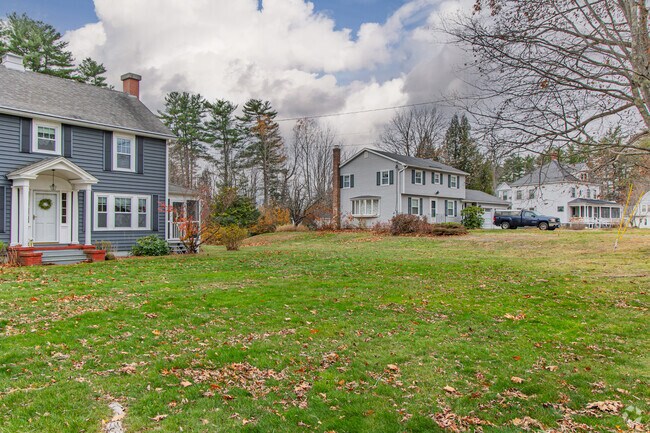 Many Ossipee homes sport large yards.