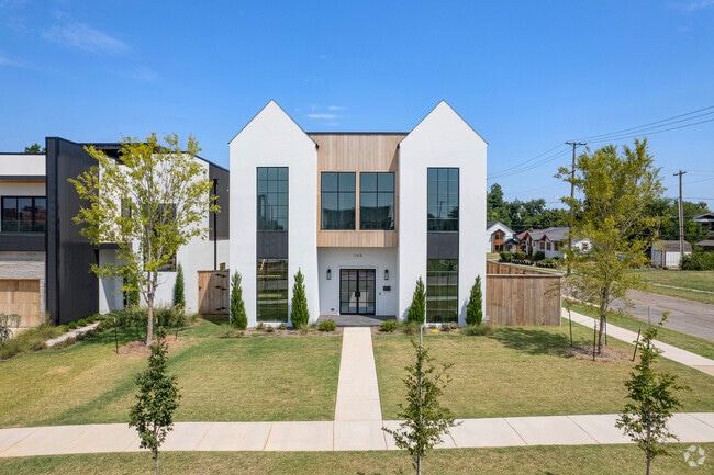 Classen North Highland Park is home to unique, one-of-a-kind contemporary homes.