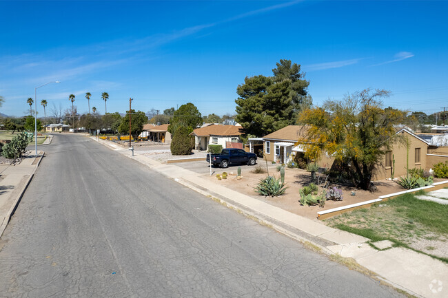 Wide streets offer ample room for parking in Julia Keen