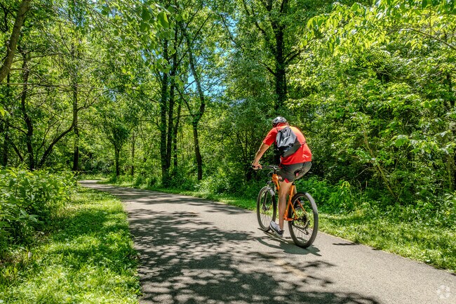 Crossroads is in a great centralized location for outdoor enthusiast who enjoy riding bicycles.