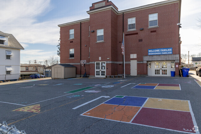 There is room for students to play at Raices Dual Language Academy in Central Falls, RI.
