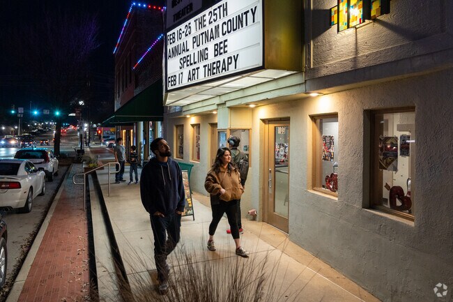 Rendon locals enjoy going to Historical Downtown Mansfield to watch movies at the theatre.